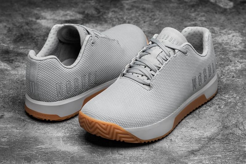 Men's Nobull Arctic Gum+ Trainers Grey | SG O2490K